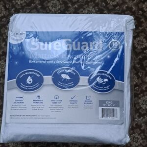 White Mattress Encasement - King Size